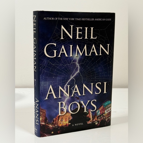 Neil Gaiman Other - Anansi Boys Neil Gaiman 1st Edition 1st Printing Hardcover 2005 Morrow